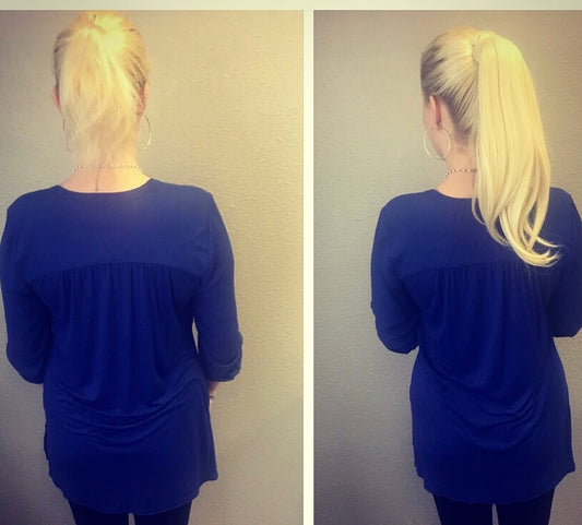 Wrap pony tails are a great way to add length