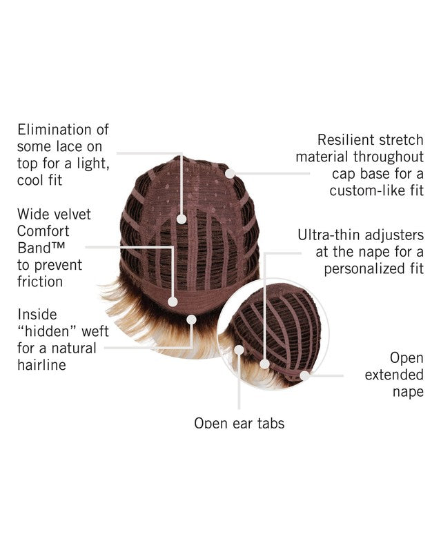 Pretty Short Pixie by Hairdo – cap construction
