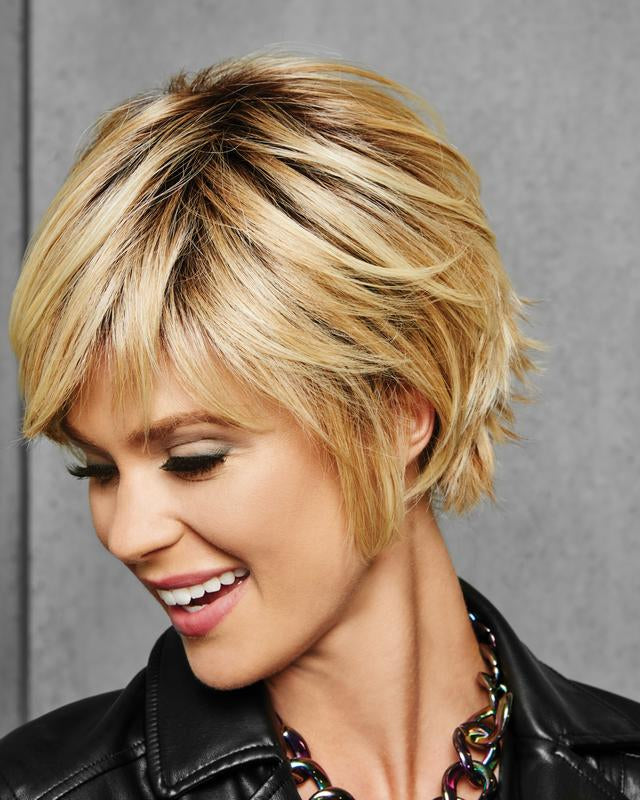 Textured Fringe Bob by Hairdo