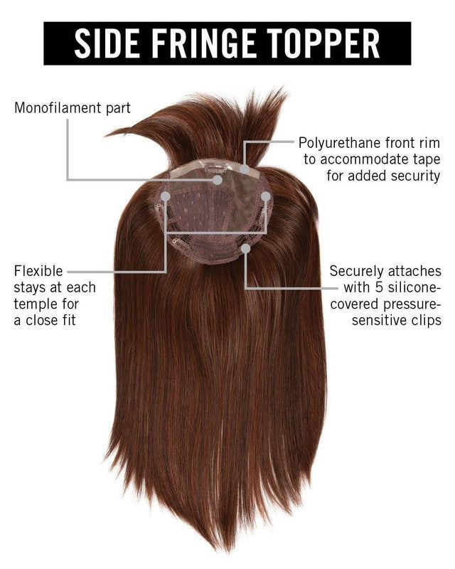 Side Fringe Topper by Hairdo – cap construction