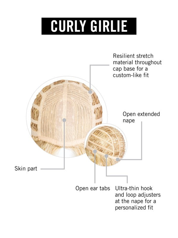 Curly Girlie by Hairdo – cap construction