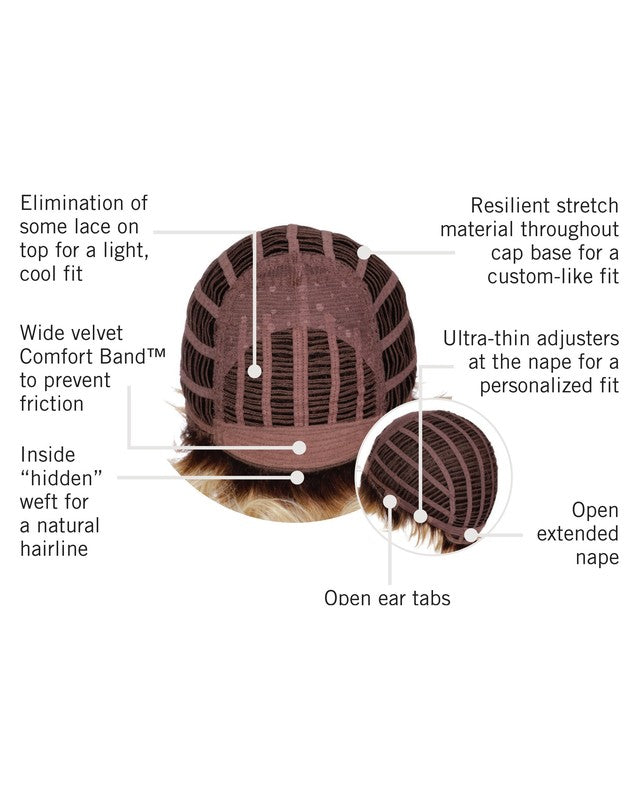 Sassy Curl-R435 – cap construction