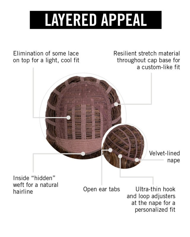Layered Appeal by Hairdo – cap construction