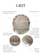 Grit – cap construction