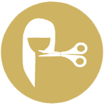 Haircut on Human Hair Piece