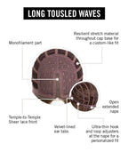 Long Tousled Waves by Hairdo – cap construction