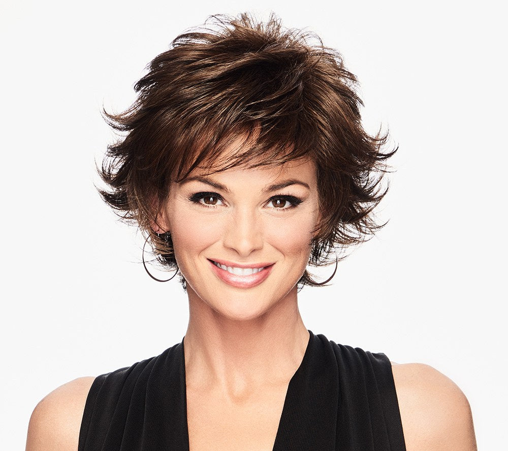 Textured Flip Wig