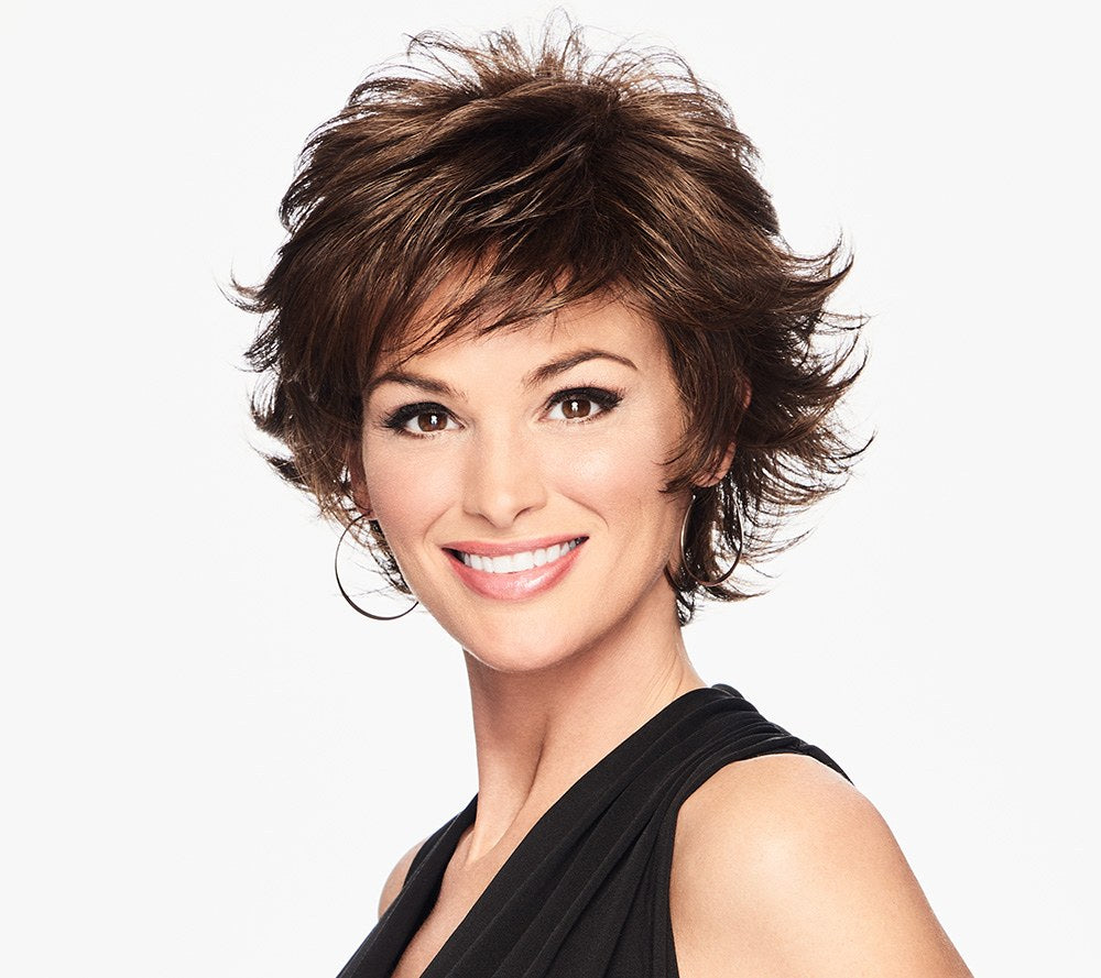 Textured Flip Wig