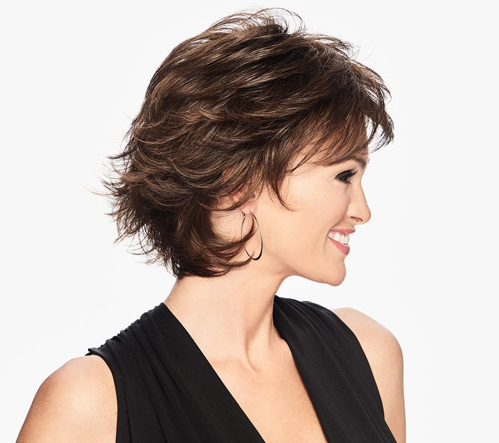 Textured Flip Wig