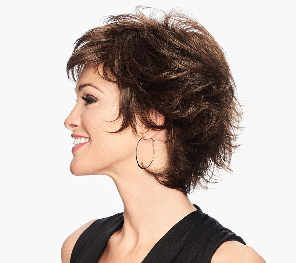 Textured Flip Wig