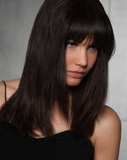 Human Hair Clip-In Bangs by Hairdo